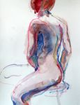 Memento I, Crayon aquarelle sur papier, 23 x 19 cm, 2002