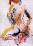 Memento III, Aquarelle sur papier, 27 x 20 cm, 2002