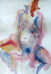 Memento V, Crayon aquarelle sur papier, 23 x 19 cm, 2002