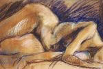 Nu couché, Pastel sur papier, 47 x 77 cm, 1999
