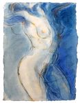 Octopus, Aquarelle sur papier, 28 x 19 cm, 2005