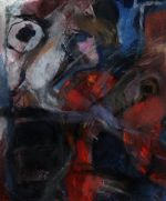 Totem, Techniques mixtes sur papier, 15 x 15 cm, 2006