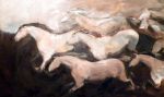 Élan, Huile sur toile, 92 x 130 cm, 2009