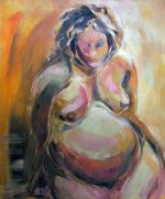 Maria, Huile sur toile, 90 x 76 cm, 2008