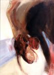 Trois poires d\'Anjou, Huile sur toile, 74 x 60 cm, 2002