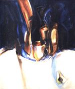Ville de verre, Huile sur toile, 103 x 94 cm, 2002