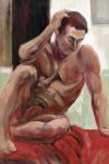 Vincent, Huile sur toile, 92 x 58 cm, 2007
